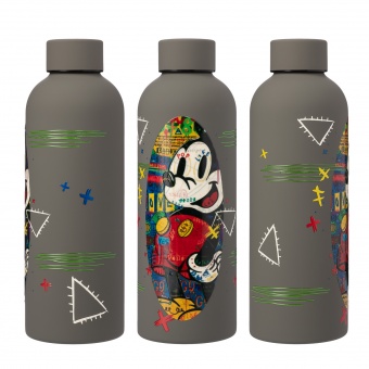 Термобутылка вакуумная герметичная Prima, серая фото 