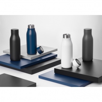 Термобутылка вакуумная герметичная Sevilla, серая фото 