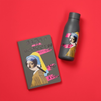 Термобутылка вакуумная герметичная Sevilla, серая фото 