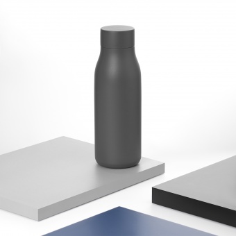 Термобутылка вакуумная герметичная Sevilla, серая фото 