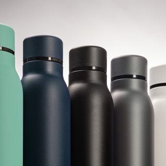 Термобутылка вакуумная герметичная Sorento, белая, зернистое покрытие фото 