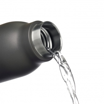 Термобутылка вакуумная герметичная Sorento, серая фото 