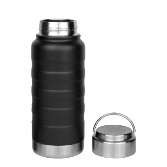 Термобутылка вакуумная герметичная, Garda, 530 ml, черная фото 