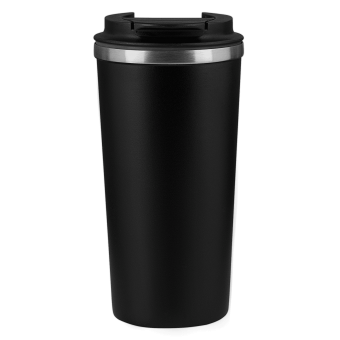 Термокружка вакуумная Palermo, черная фото 