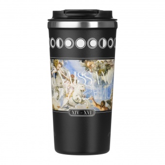 Термокружка вакуумная Palermo, черная фото 