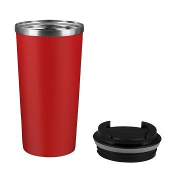 Термокружка вакуумная Palermo, красная фото 
