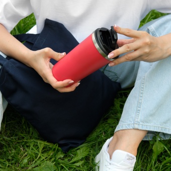 Термокружка вакуумная Palermo, красная фото 