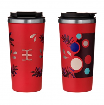 Термокружка вакуумная Palermo, красная фото 