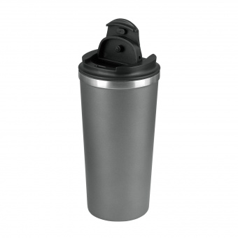 Термокружка вакуумная Palermo, светло-серая фото 