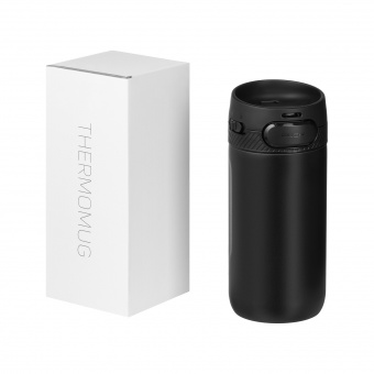 Термокружка вакуумная Toledo, черная фото 