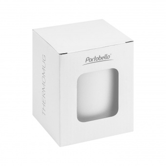 Термокружка вакуумная Viva, белая фото 