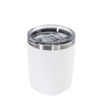 Термокружка вакуумная Viva, белая фото 