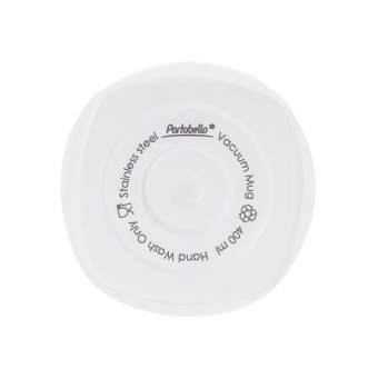 Термокружка вакуумная Viva, белая фото 