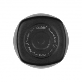 Термокружка вакуумная Viva, черная фото 