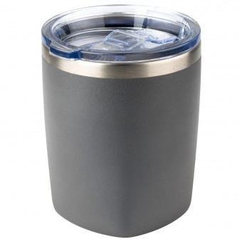 Термокружка вакуумная Viva, серая фото 