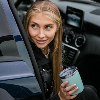 Термокружка вакуумная Viva, серая фото 