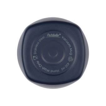 Термокружка вакуумная Viva, синяя фото 