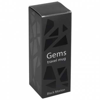 Термостакан Gems Black Morion, черный морион фото 