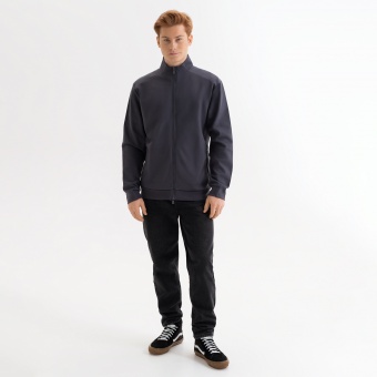 Толстовка на молнии ASTIN антрацит, размер S/M фото 