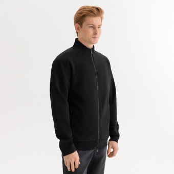 Толстовка на молнии ASTIN черная, размер XXL фото 