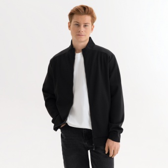 Толстовка на молнии ASTIN черная, размер XXL фото 