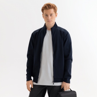 Толстовка на молнии ASTIN темно-синяя, размер XXL фото 