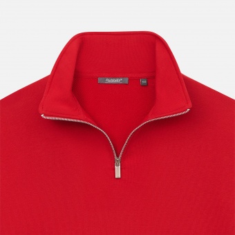 Толстовка на молнии унисекс FLOW, красная, размер XL/2XL фото 