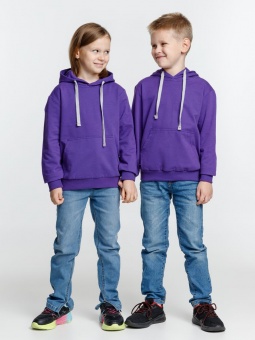 Толстовка с капюшоном детская Kirenga Kids, фиолетовая фото 6