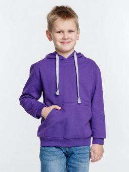 Толстовка с капюшоном детская Kirenga Kids, фиолетовая фото 7