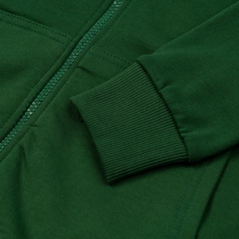 Толстовка с капюшоном на молнии Unit Siverga Heavy, темно-зеленая фото 21