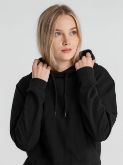 Толстовка с капюшоном унисекс Hoodie, черная фото 14