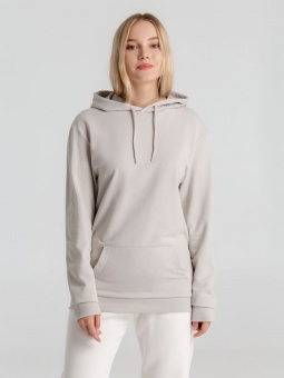 Толстовка с капюшоном унисекс Hoodie, дымчато-серая фото 13