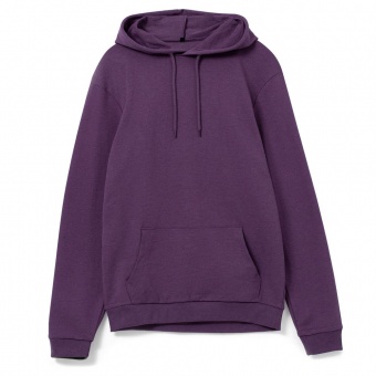 Толстовка с капюшоном унисекс Hoodie, фиолетовый меланж фото 6