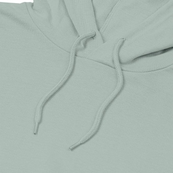 Толстовка с капюшоном унисекс Hoodie, серо-зеленая фото 8