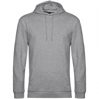 Толстовка с капюшоном унисекс Hoodie, серый меланж фото 5