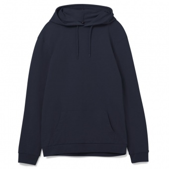 Толстовка с капюшоном унисекс Hoodie, темно-синяя фото 6