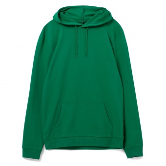 Толстовка с капюшоном унисекс Hoodie, зеленая фото 5