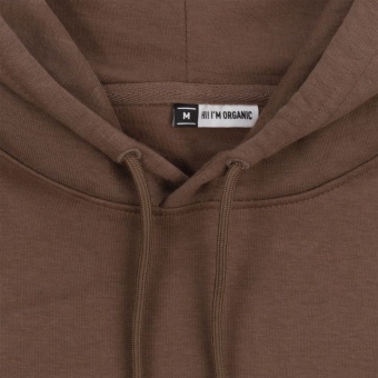 Толстовка с капюшоном женская BNC Organic, серо-зеленая фото 7