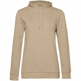 Толстовка с капюшоном женская Hoodie, бежевая фото 6