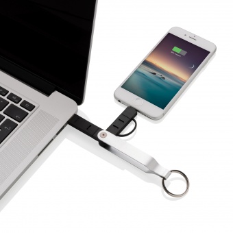 USB-кабель MFi 2 в 1 фото 