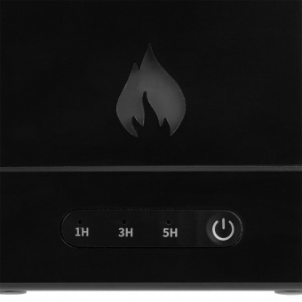 Увлажнитель-ароматизатор с имитацией пламени Fuego, черный фото 