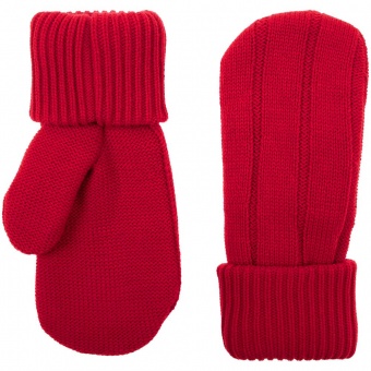 Варежки Knit Beat, красные фото 