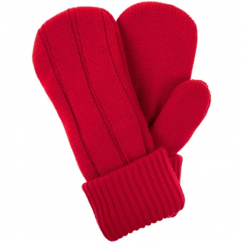 Варежки Knit Beat, красные фото 