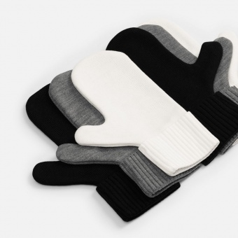 Варежки Yong, белые фото 4