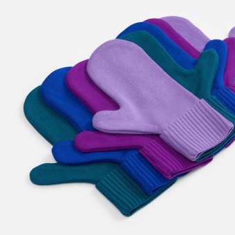 Варежки Yong, синие фото 4