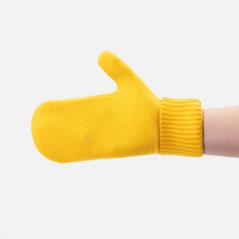 Варежки Yong, желтые фото 5