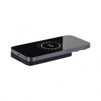 Внешний аккумулятор Artex PD 5000mAh с функцией беспроводной зарядки 15W, черный фото 