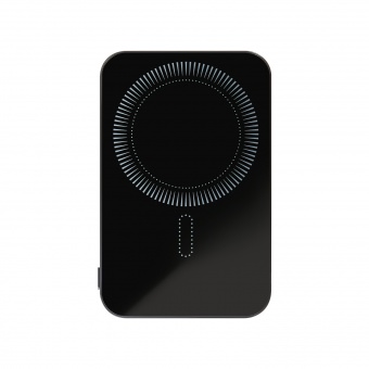 Внешний аккумулятор Artex PD 5000mAh с функцией беспроводной зарядки 15W, черный фото 