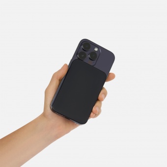 Внешний аккумулятор Artex PD 5000mAh с функцией беспроводной зарядки 15W, черный фото 