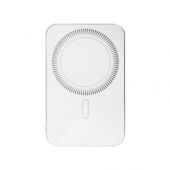 Внешний аккумулятор Artex PD 5000mAh с функцией беспроводной зарядки 15W, серебряный фото 